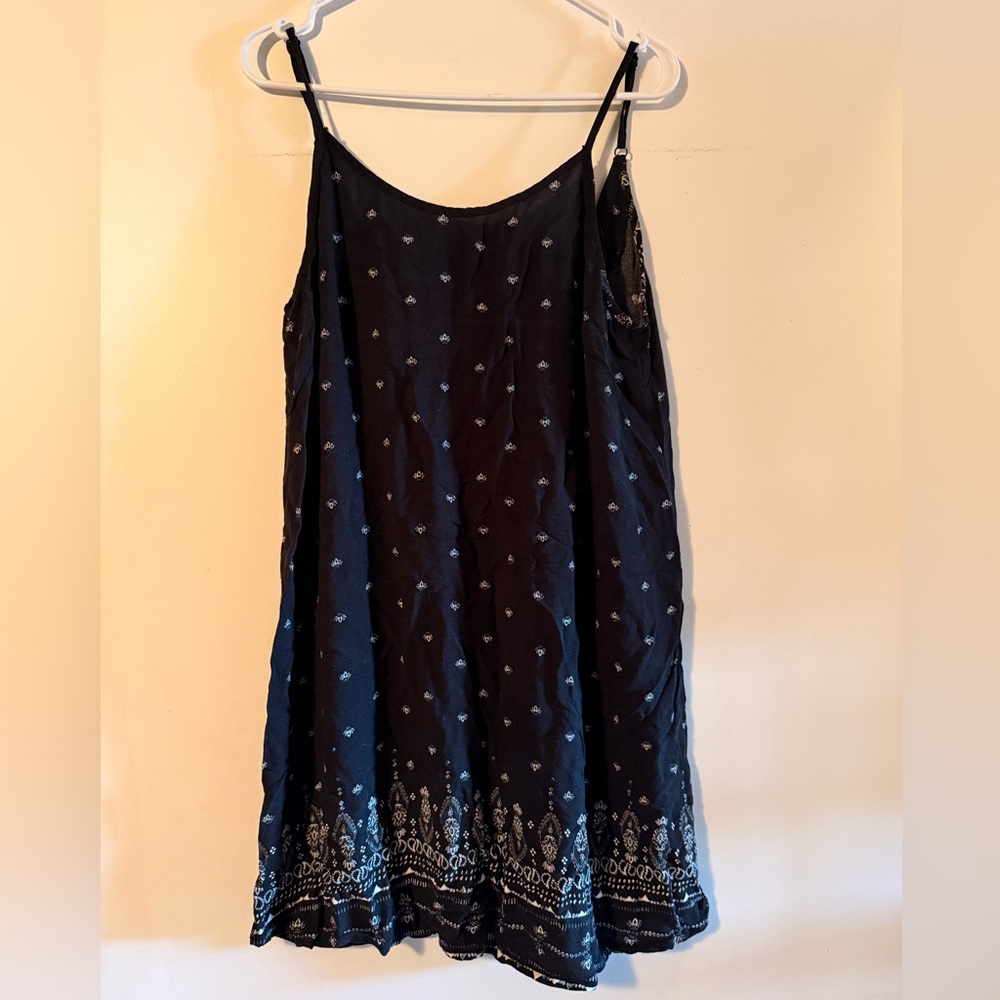 Mossimo Supply Co. Boho Black and White Floral Dress